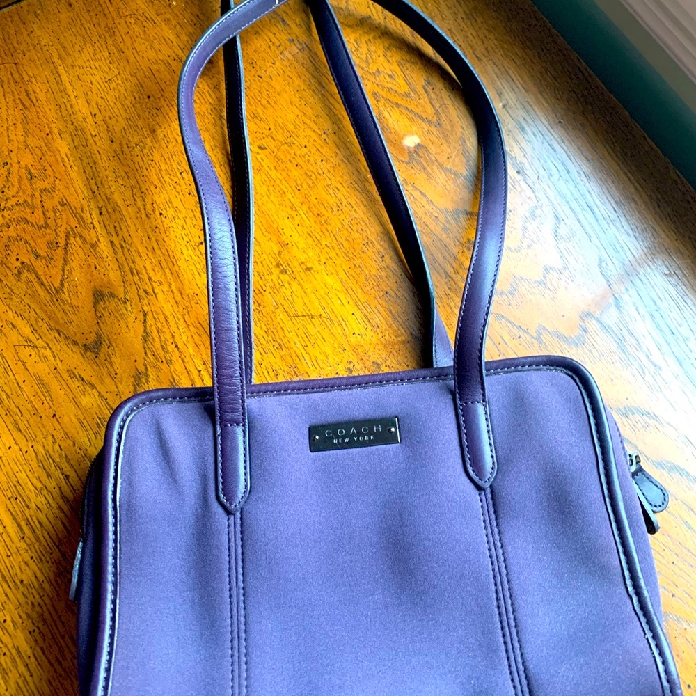 Vintage purple Coach handbag